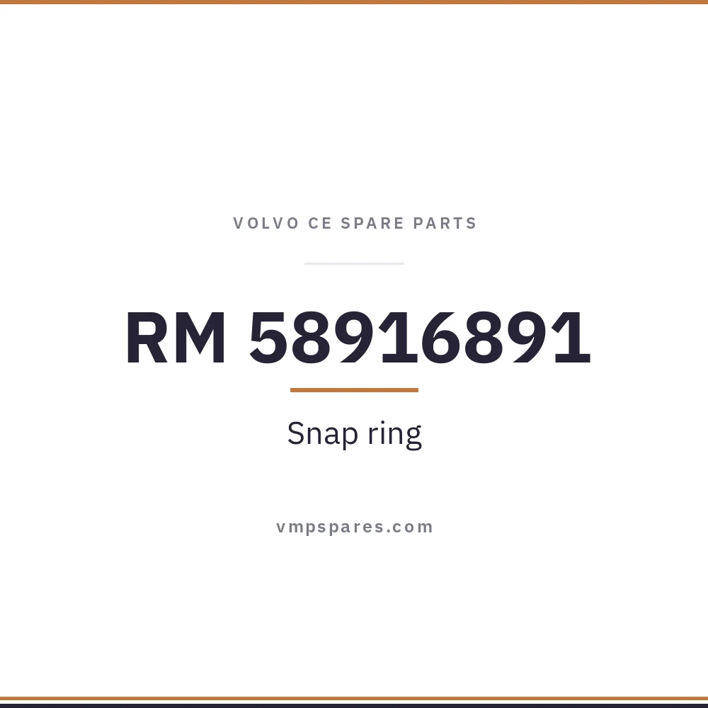 RM 58916891 – Snap ring