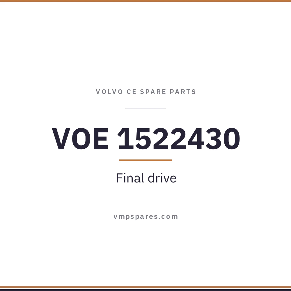VOE 1522430 – Final drive