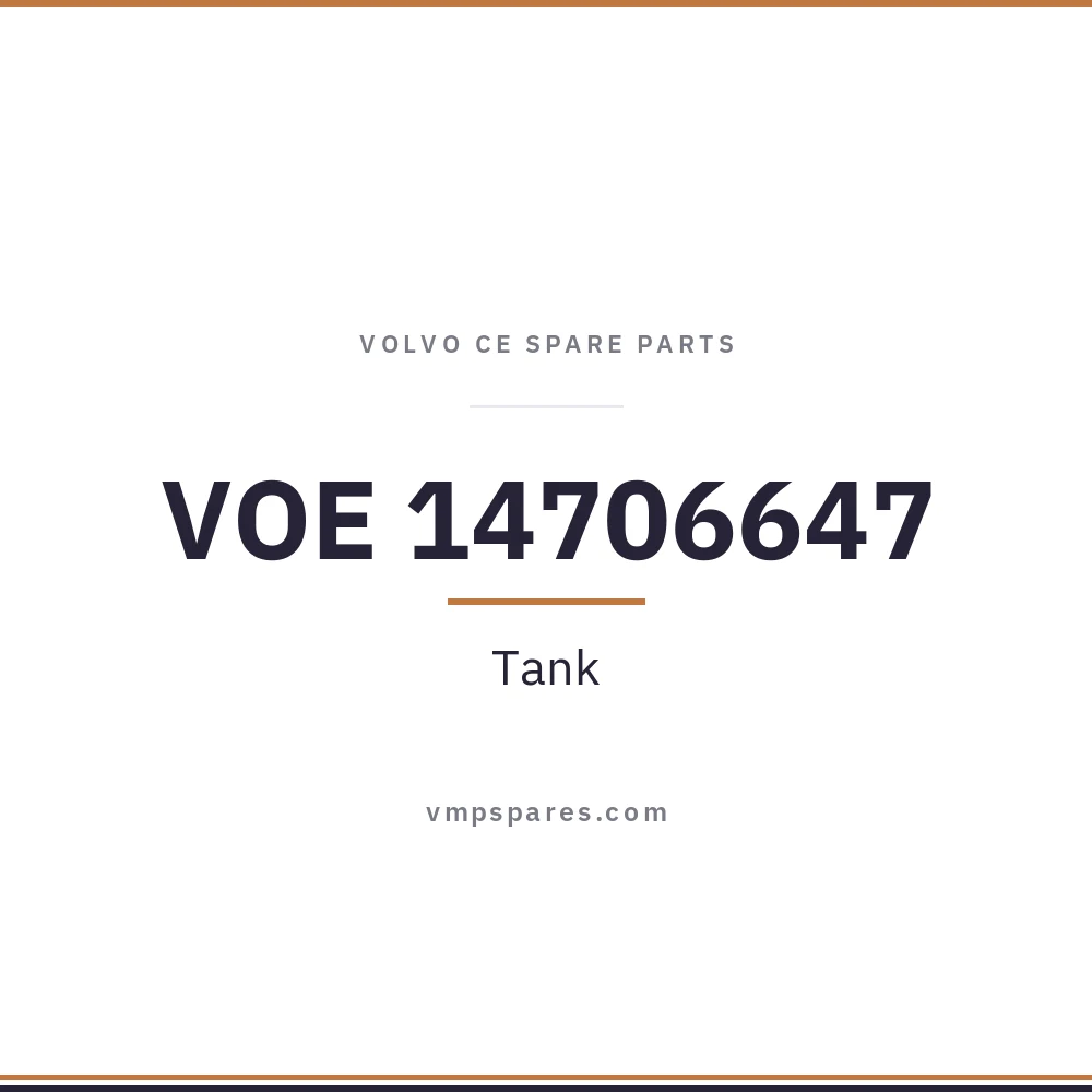 VOE 14706647 – Tank