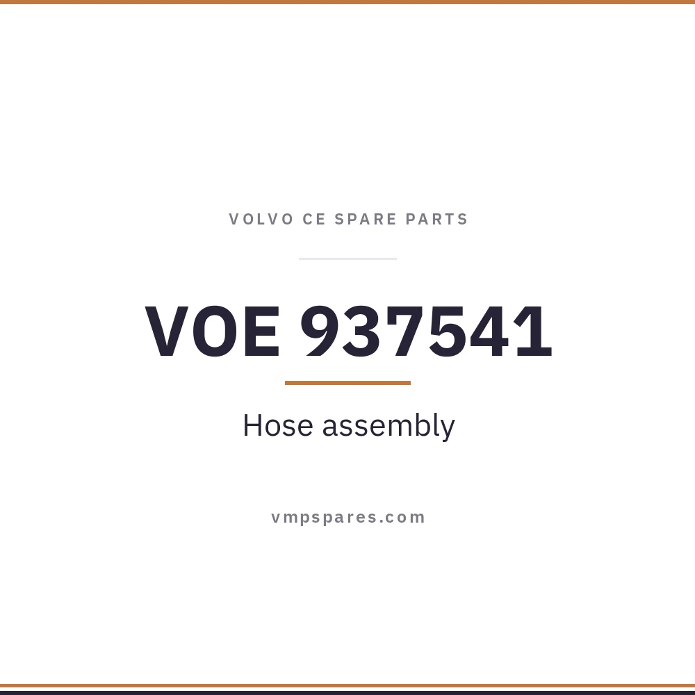 VOE 937541 – Hose assembly