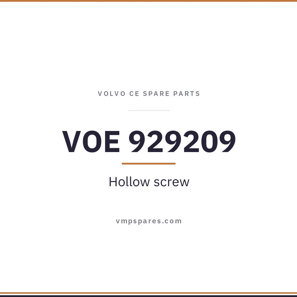 VOE 929209 – Hollow screw