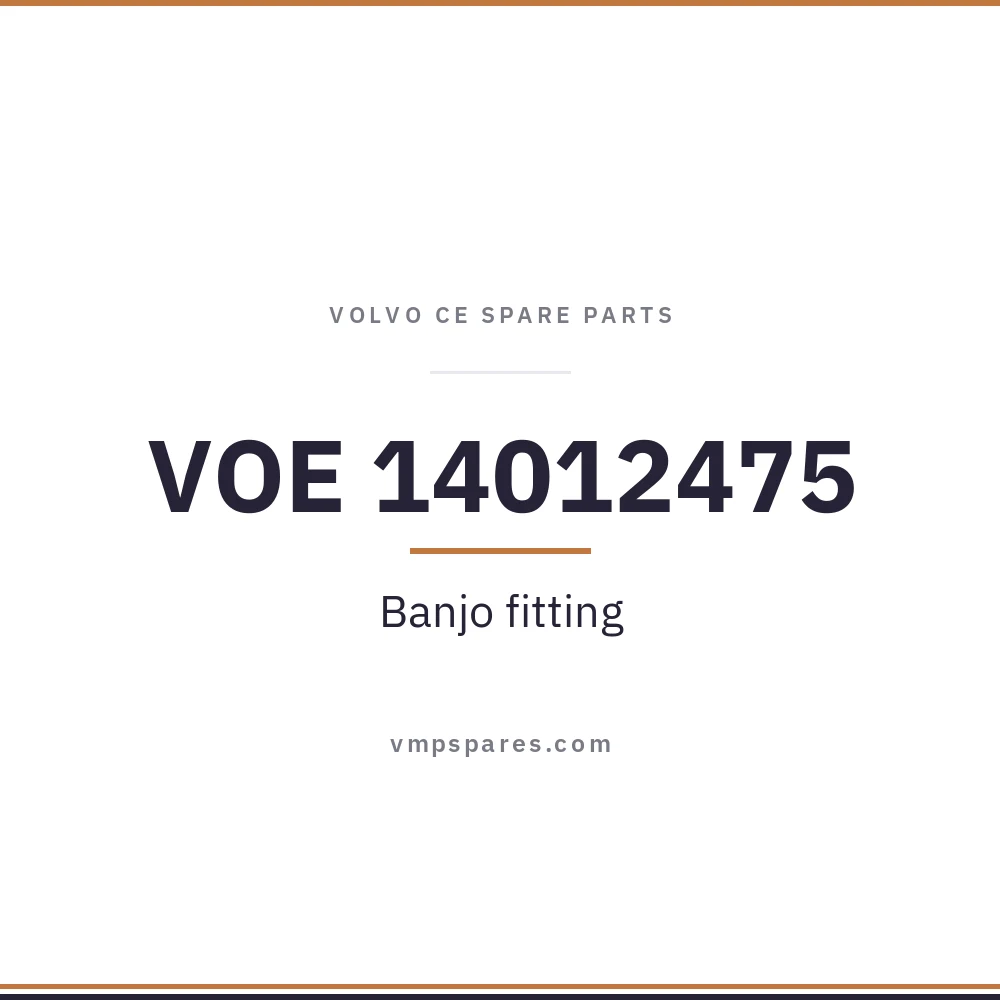 VOE 14012475 – Banjo fitting