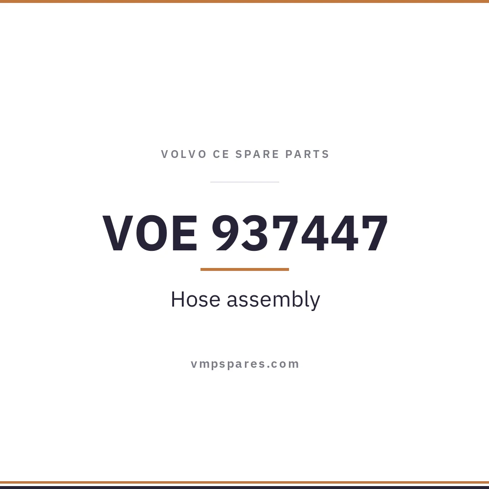 VOE 937447 – Hose assembly