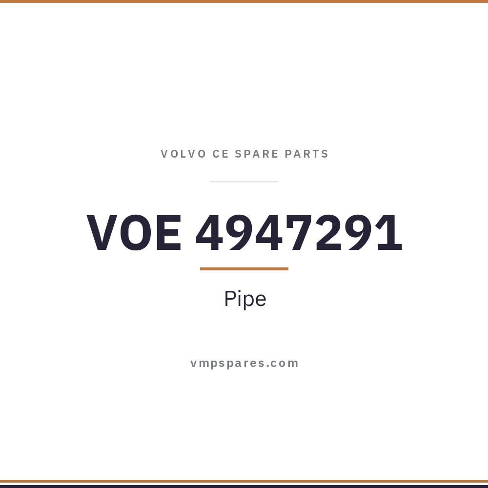 VOE 4947291 – Pipe