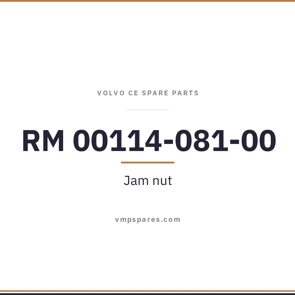 RM 00114-081-00 – Jam nut