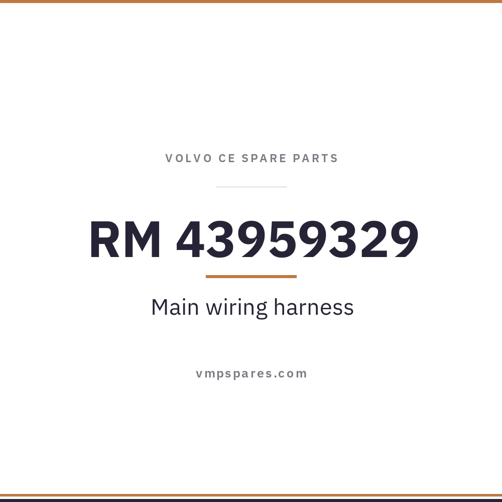 RM 43959329 – Main wiring harness