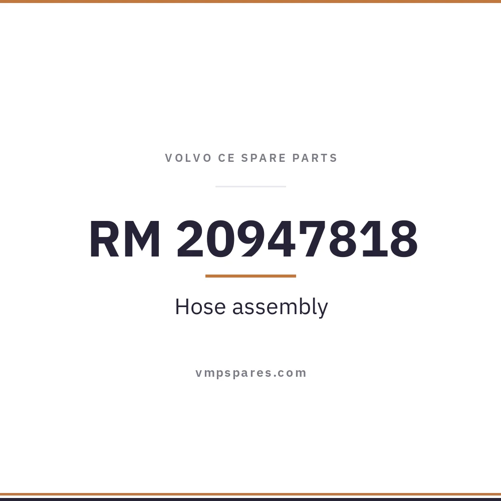 RM 20947818 – Hose assembly