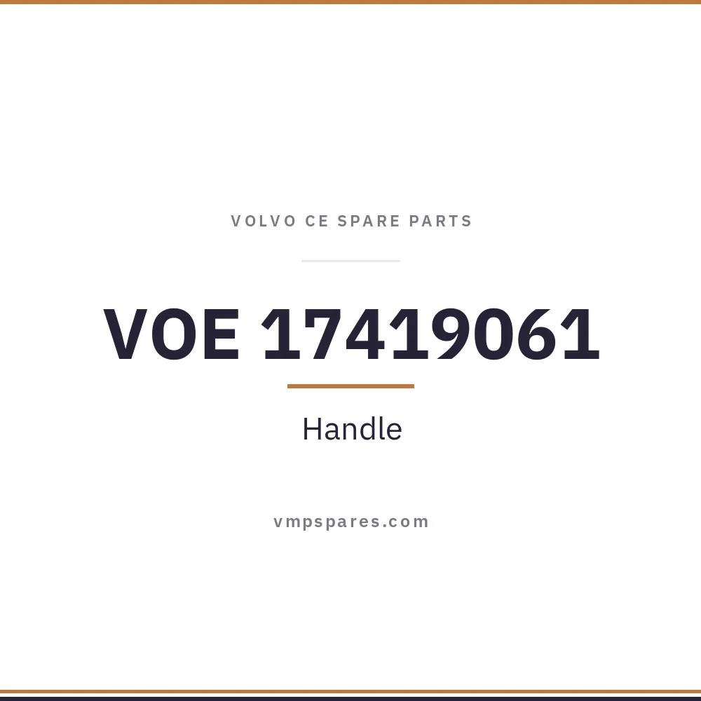 VOE 17419061 – Handle