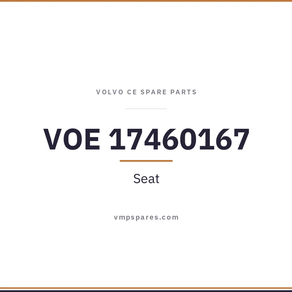 VOE 17460167 – Seat