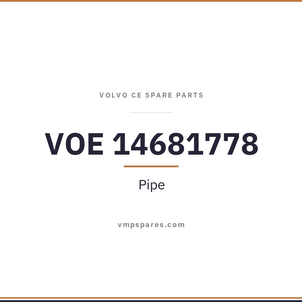 VOE 14681778 – Pipe