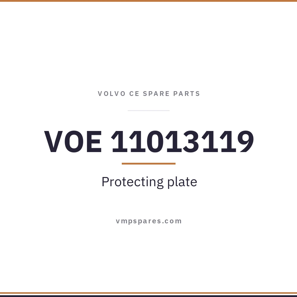 VOE 11013119 – Protecting plate