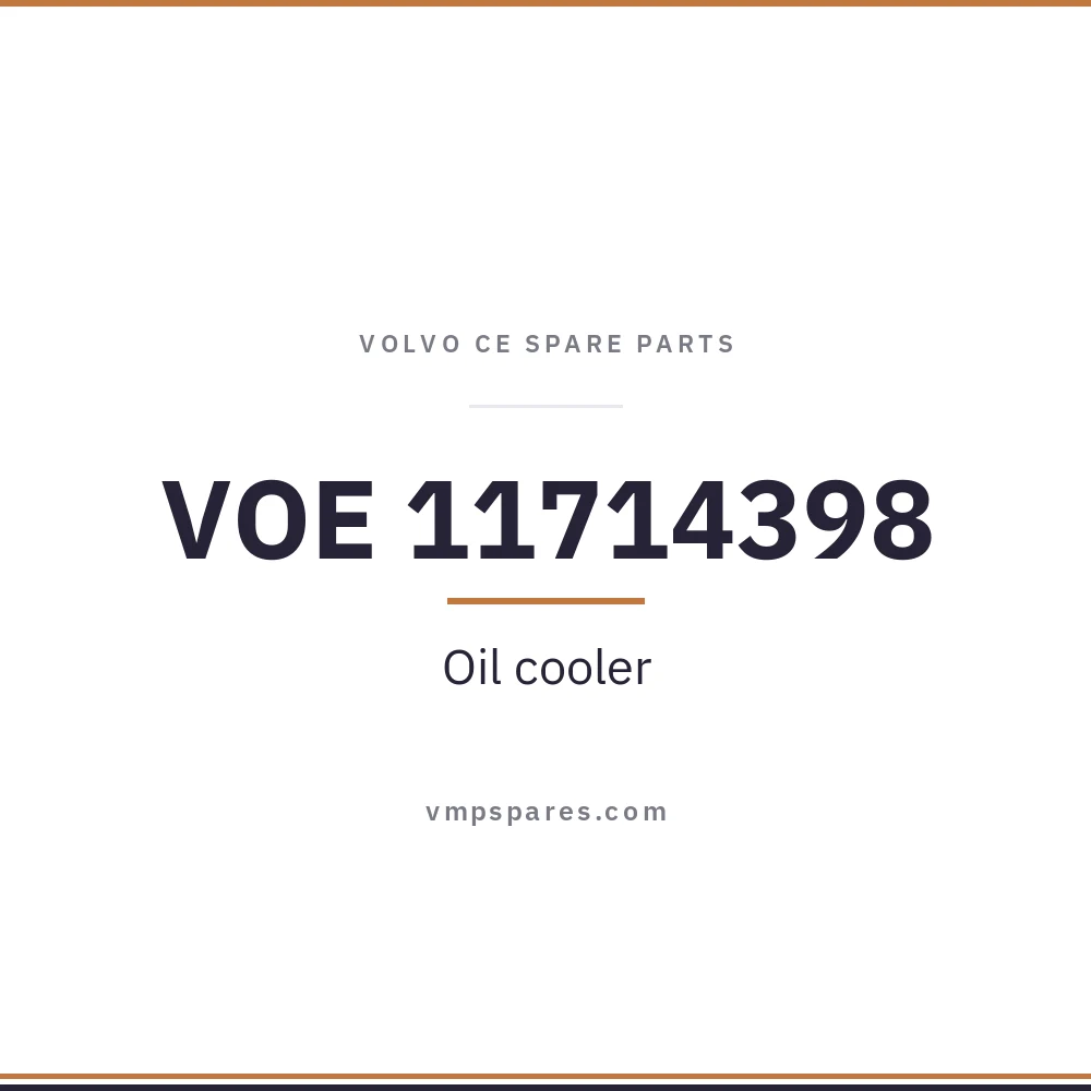 VOE 11714398 – Oil cooler
