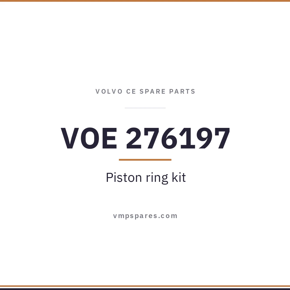 VOE 276197 – Piston ring kit
