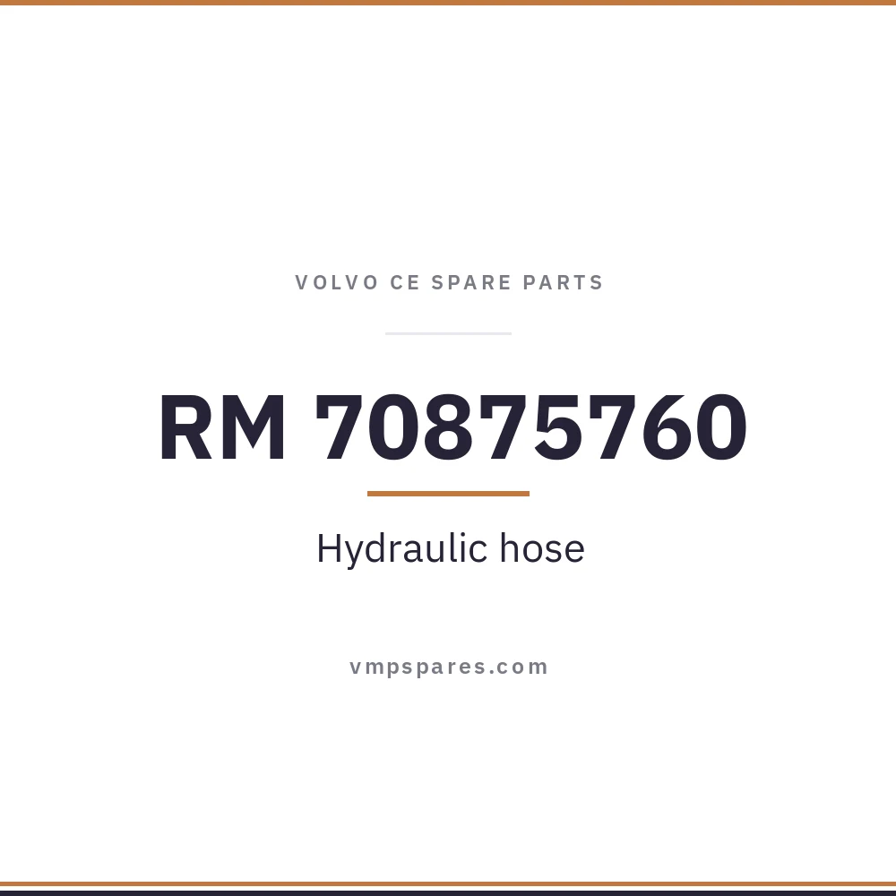 RM 70875760 – Hydraulic hose