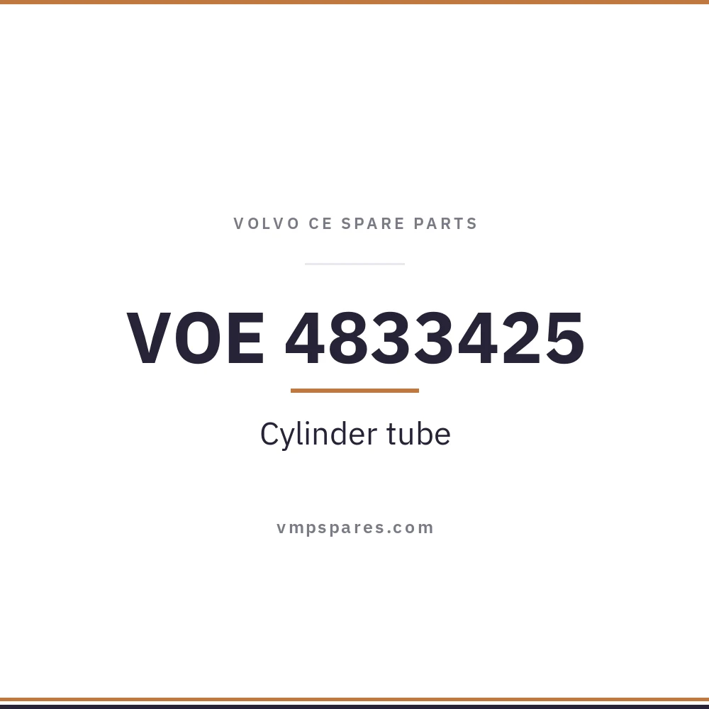 VOE 4833425 – Cylinder tube
