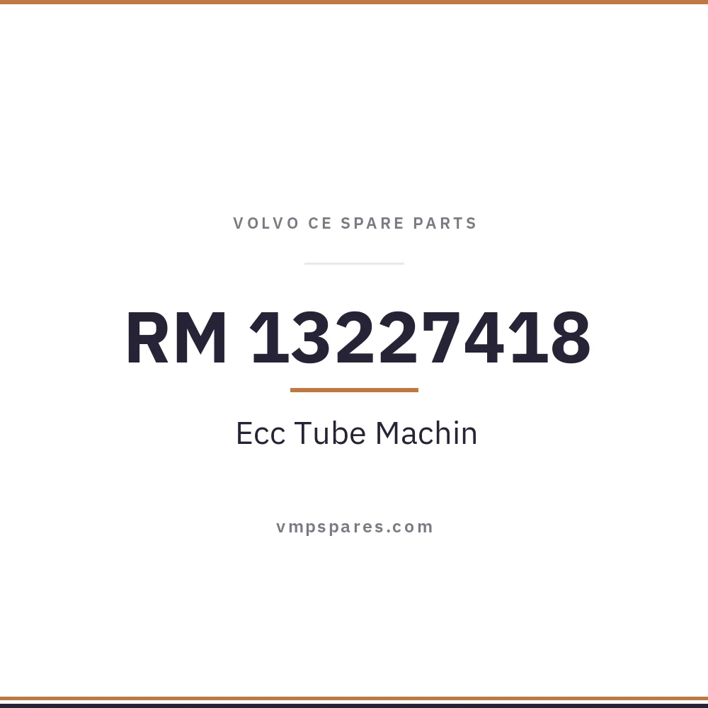 RM 13227418 – Ecc Tube Machin