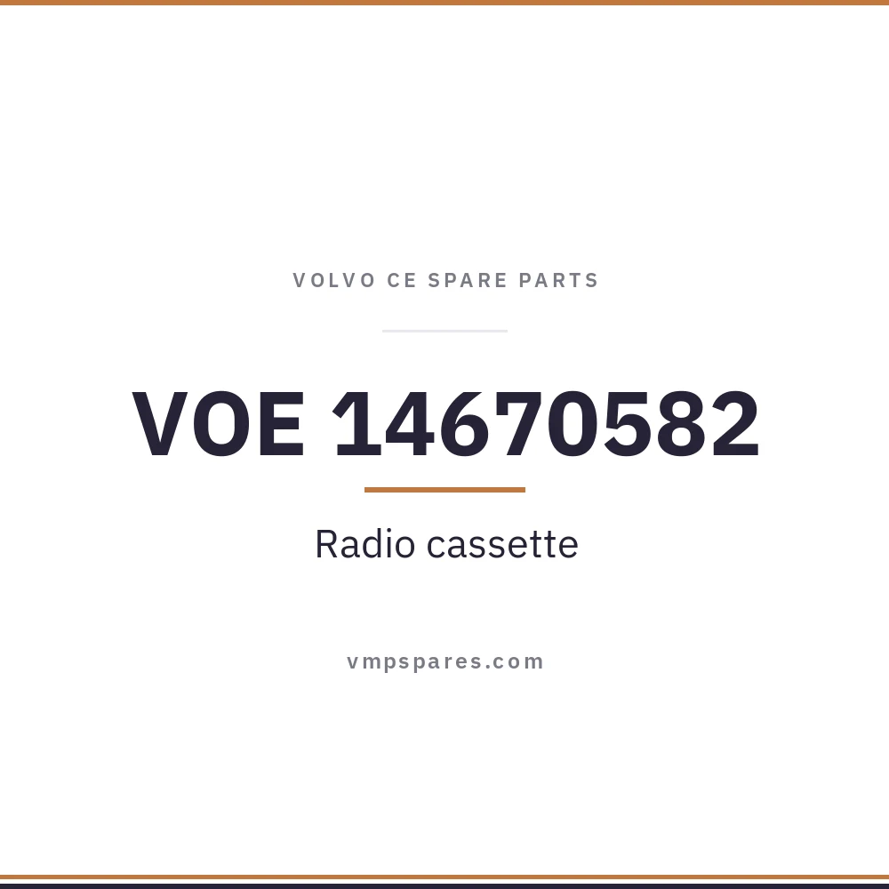 VOE 14670582 – Radio cassette