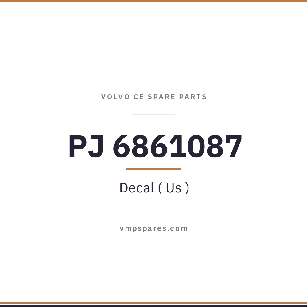 PJ 6861087 – Decal ( Us )