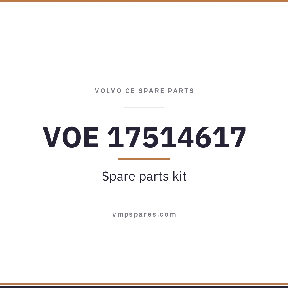 VOE 17514617 – Spare parts kit