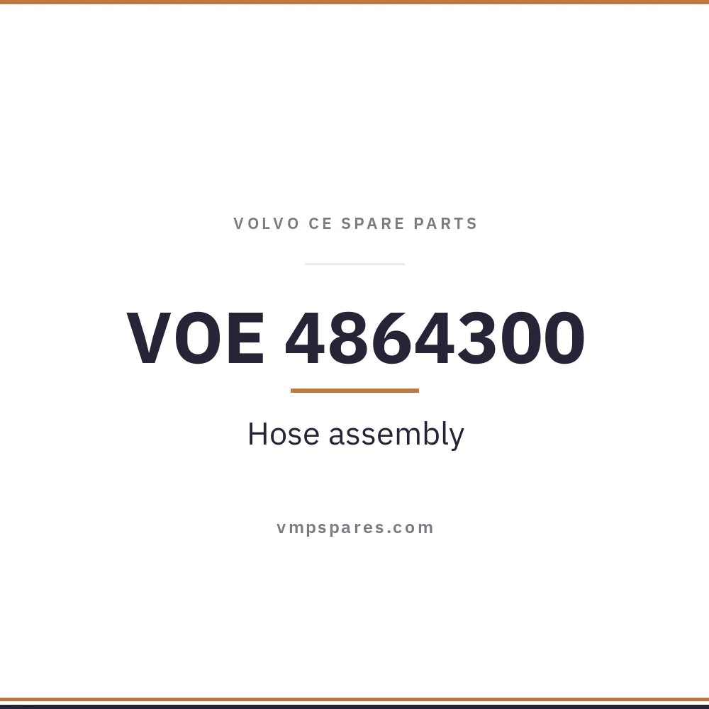 VOE 4864300 – Hose assembly
