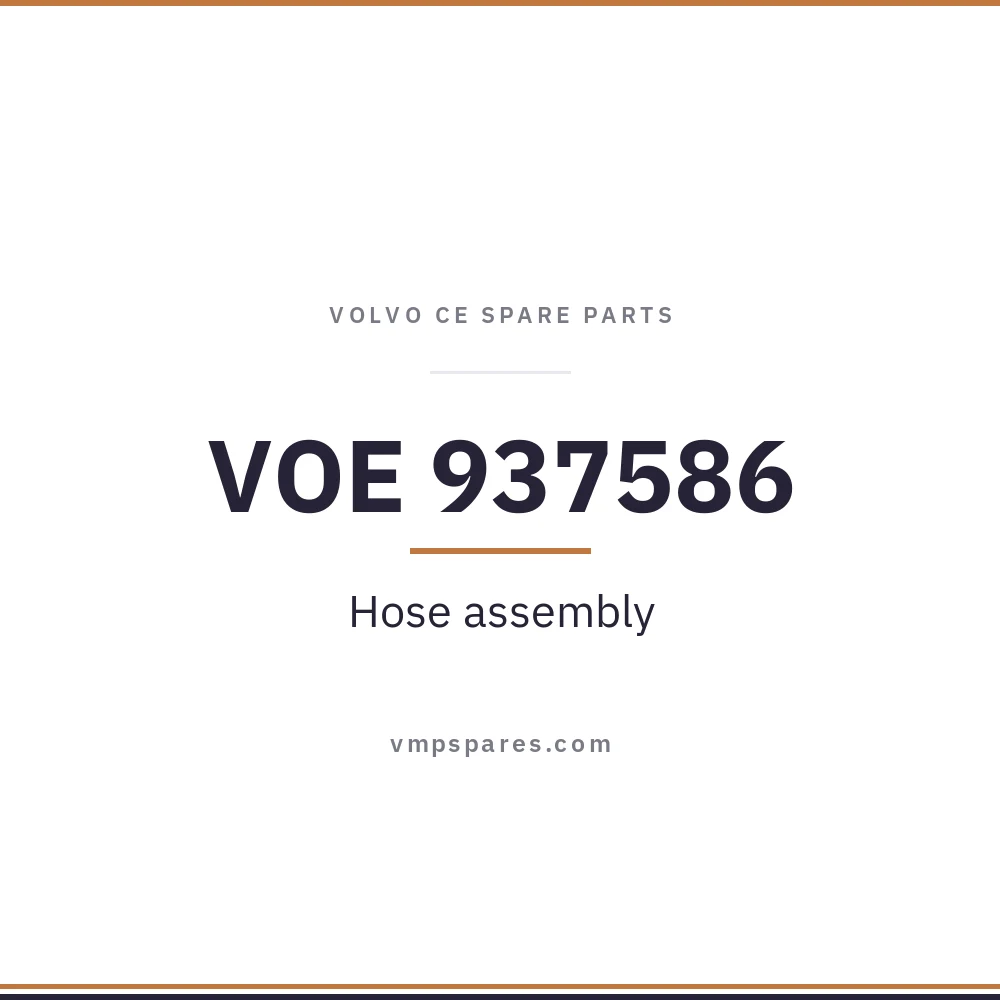 VOE 937586 – Hose assembly