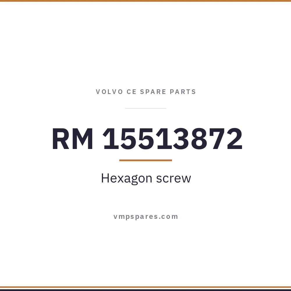 RM 15513872 – Hexagon screw
