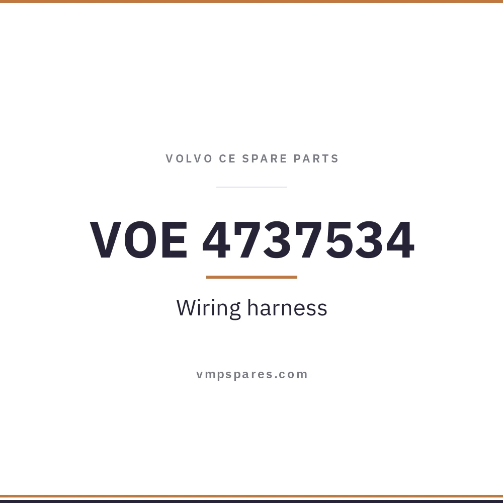 VOE 4737534 – Wiring harness