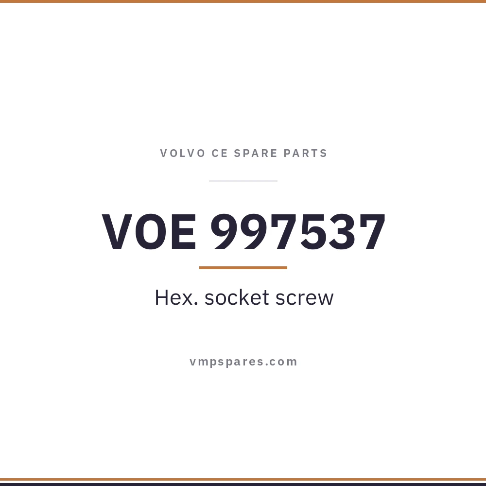 VOE 997537 – Hex. socket screw