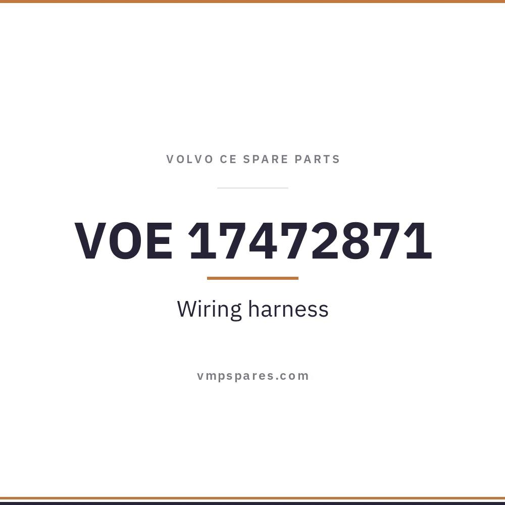 VOE 17472871 – Wiring harness