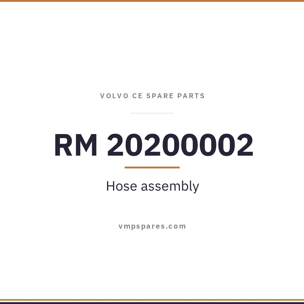 RM 20200002 – Hose assembly