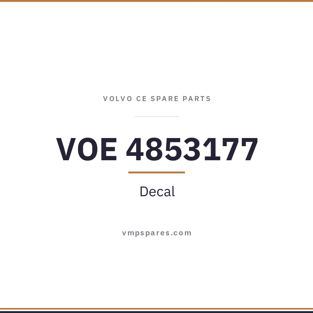 VOE 4853177 – Decal