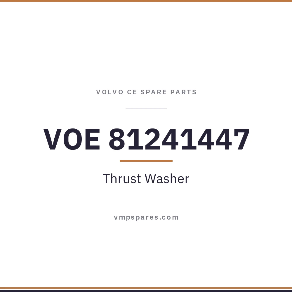 VOE 81241447 – Thrust Washer