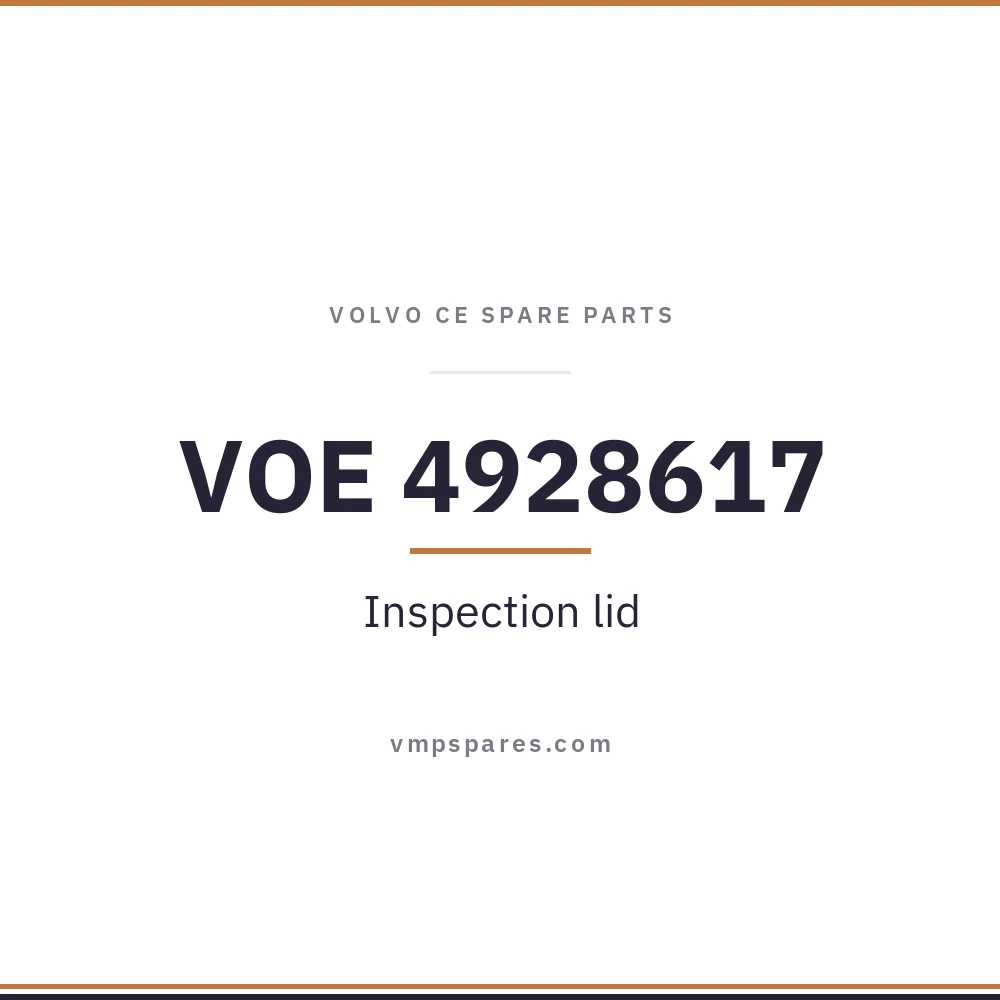 VOE 4928617 – Inspection lid