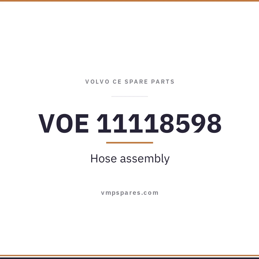 VOE 11118598 – Hose assembly