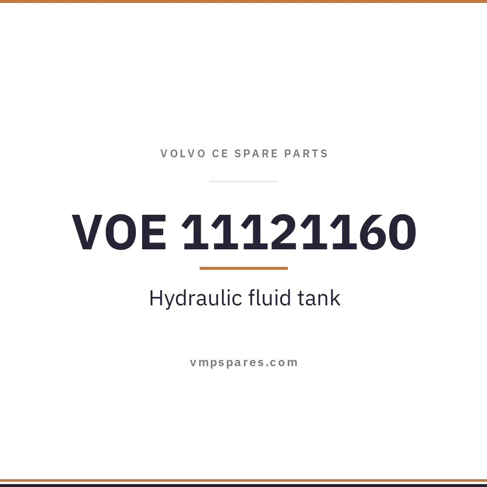 VOE 11121160 – Hydraulic fluid tank