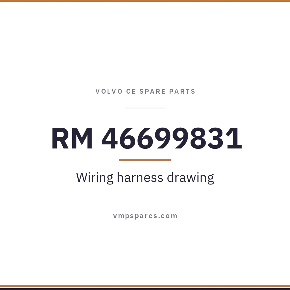 RM 46699831 – Wiring harness drawing