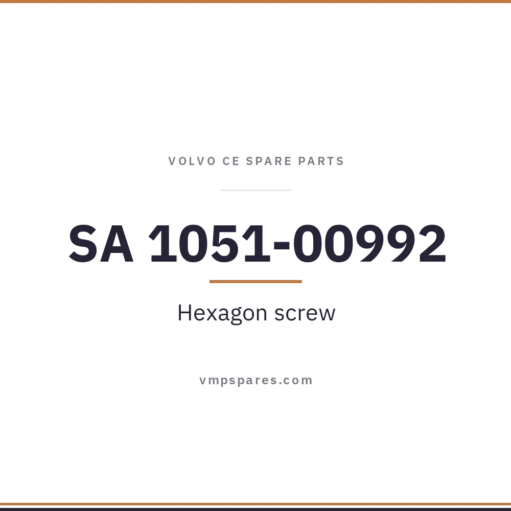 SA 1051-00992 – Hexagon screw