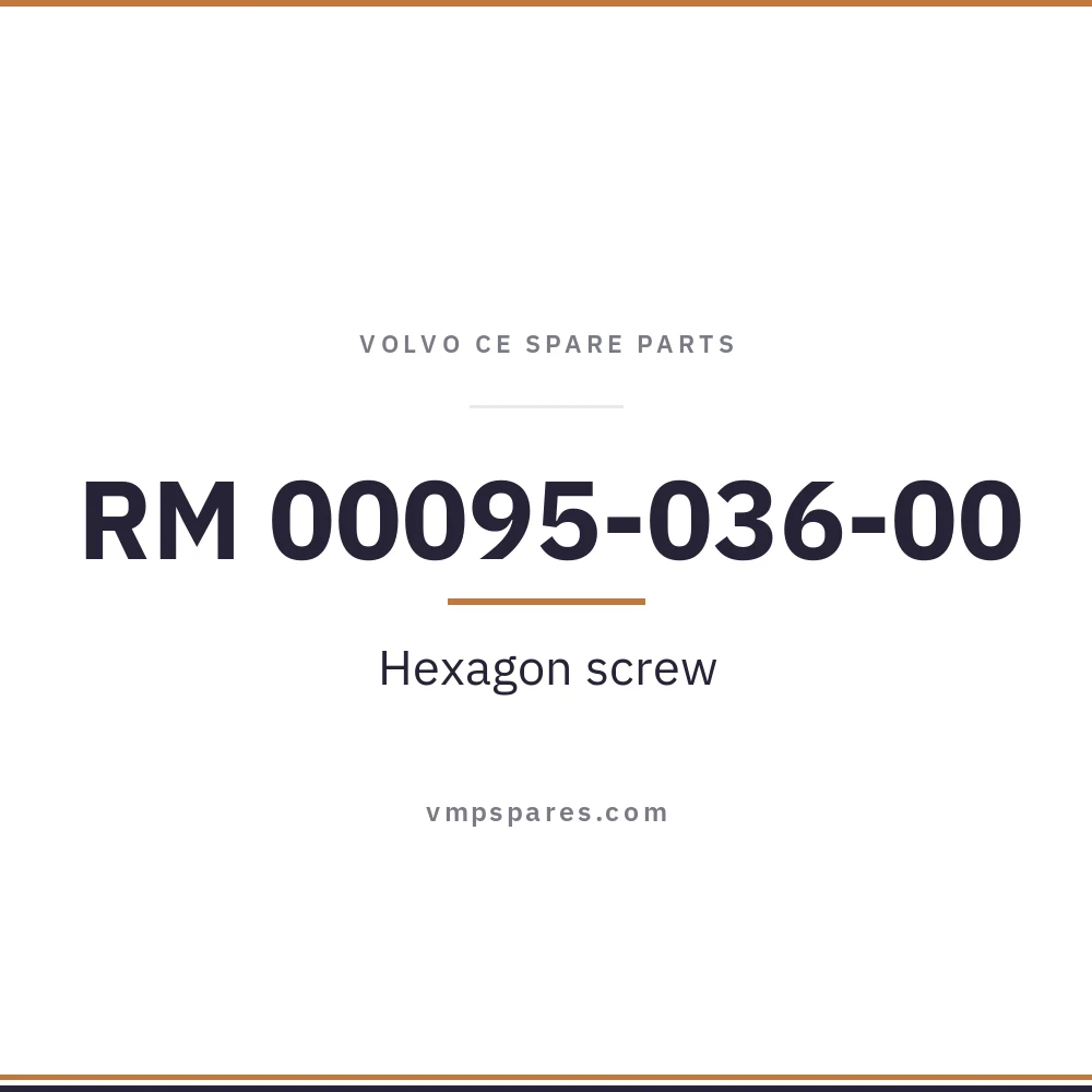 RM 00095-036-00 – Hexagon screw