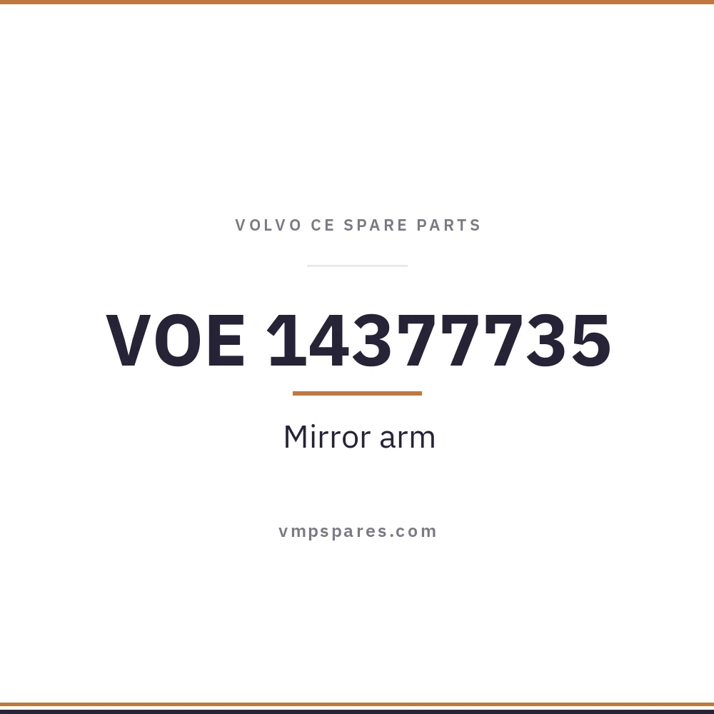 VOE 14377735 – Mirror arm