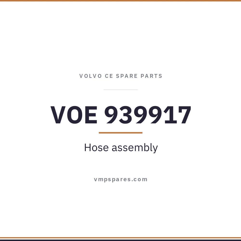 VOE 939917 – Hose assembly