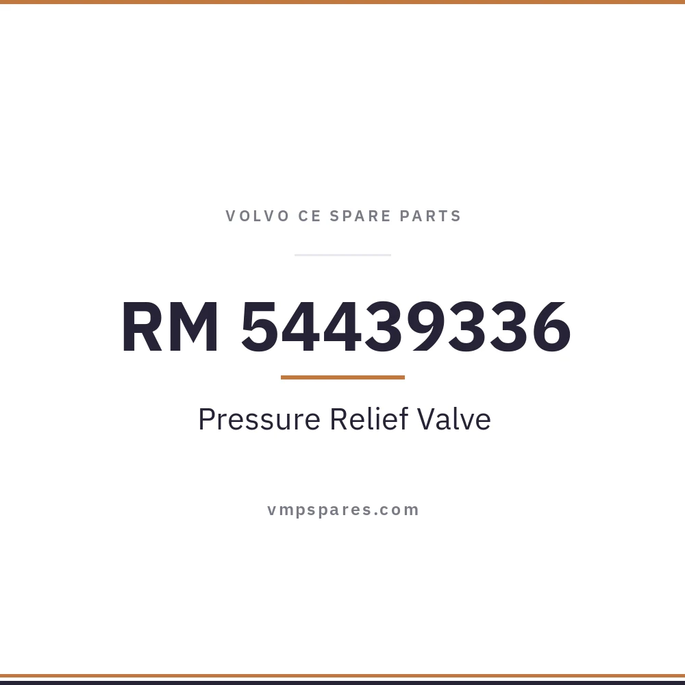 RM 54439336 – Pressure Relief Valve