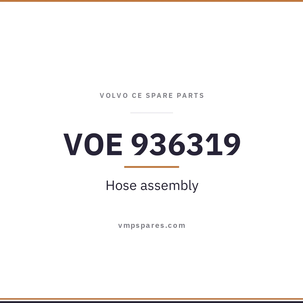 VOE 936319 – Hose assembly