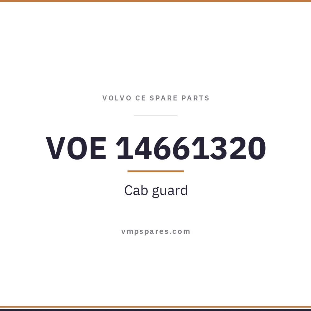 VOE 14661320 – Cab guard