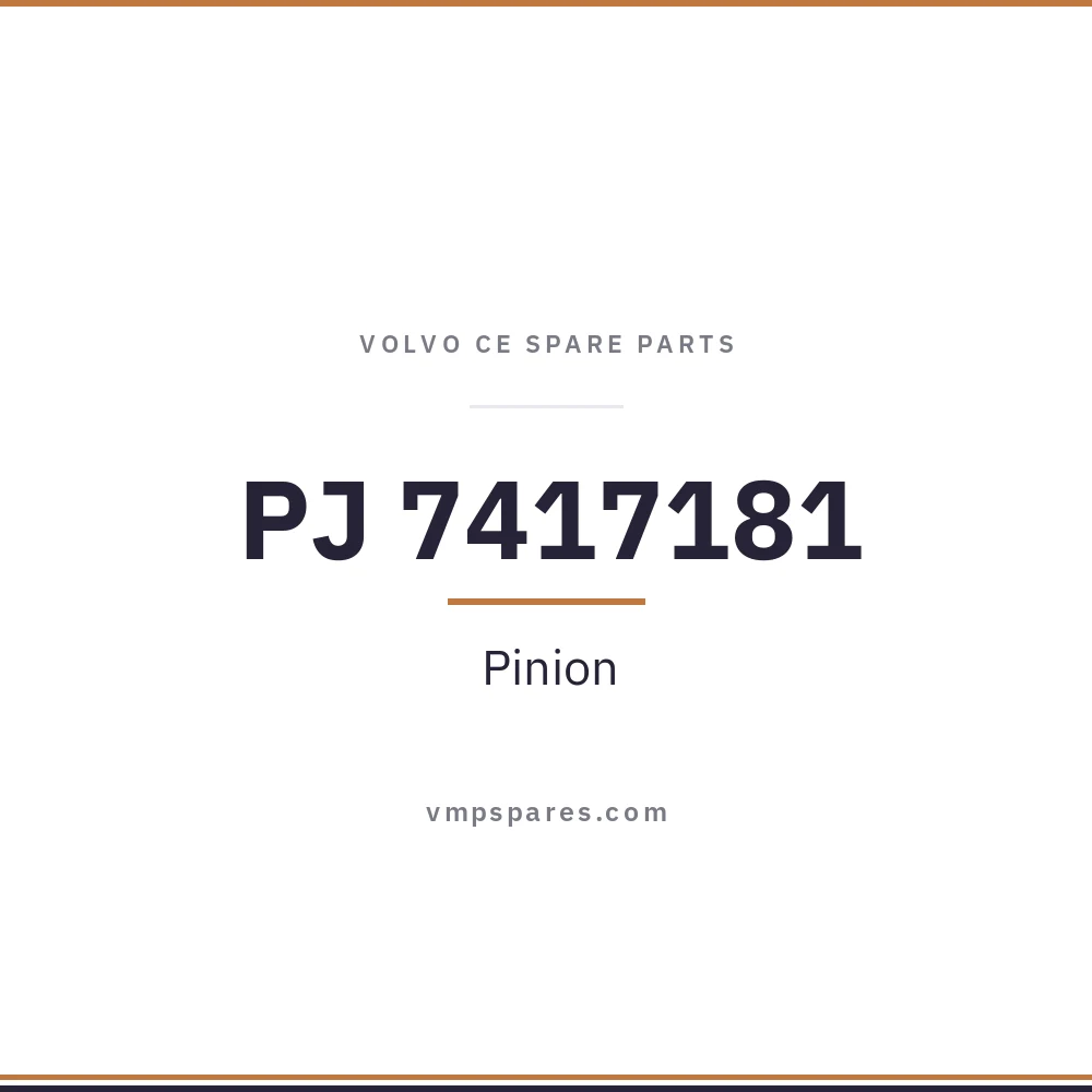 PJ 7417181 – Pinion