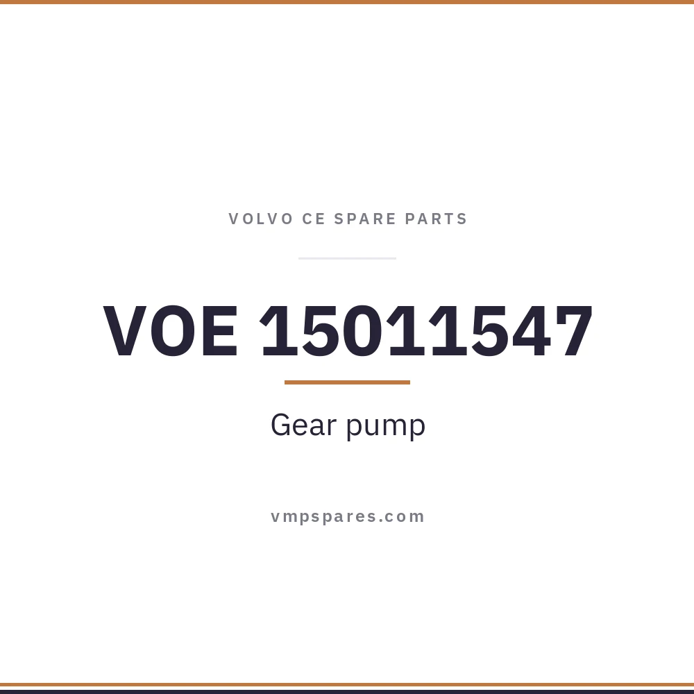 VOE 15011547 – Gear pump