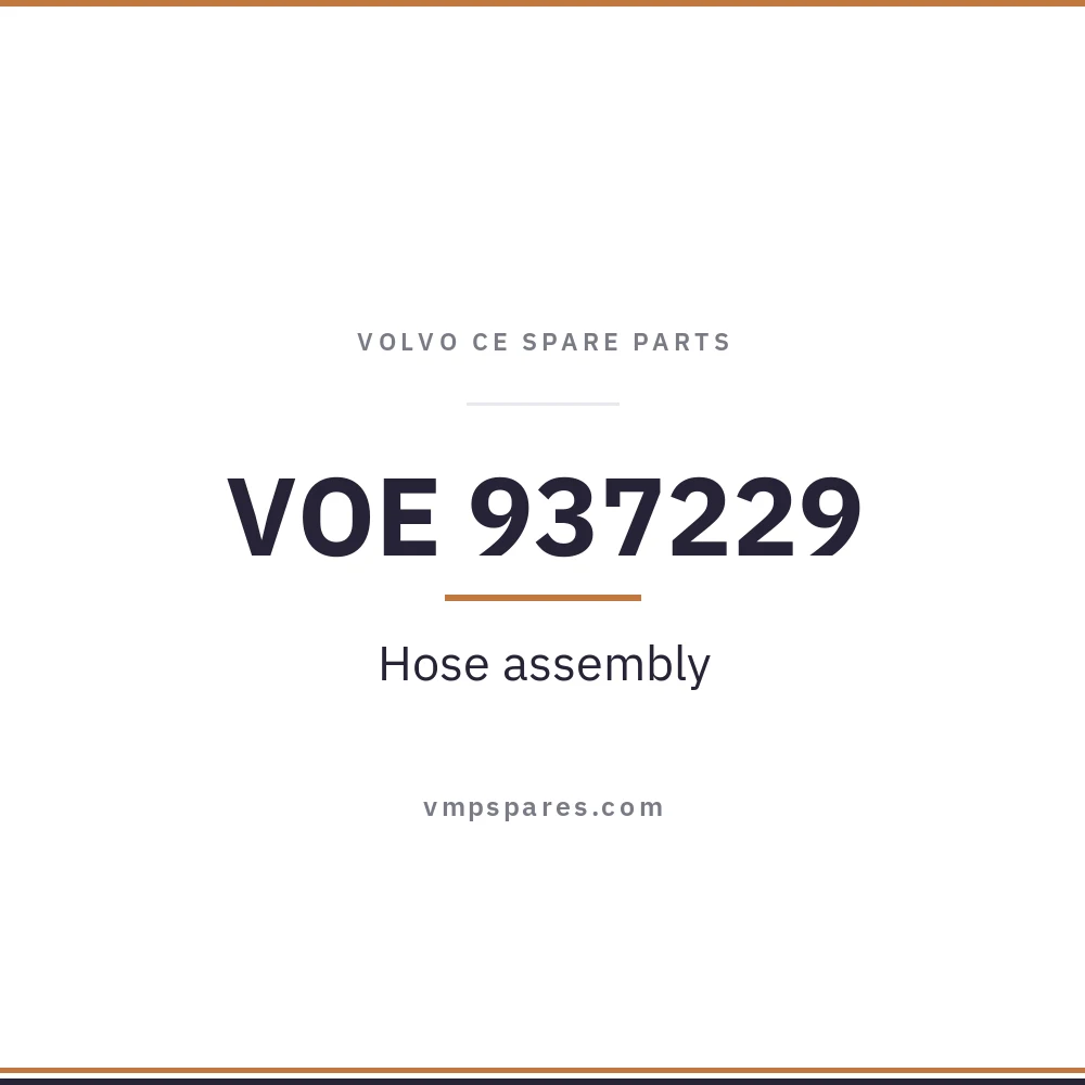 VOE 937229 – Hose assembly