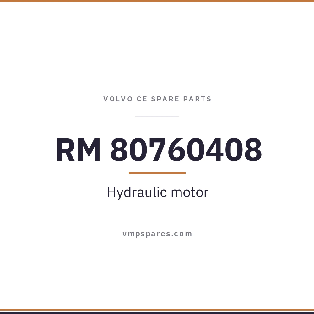 RM 80760408 – Hydraulic motor