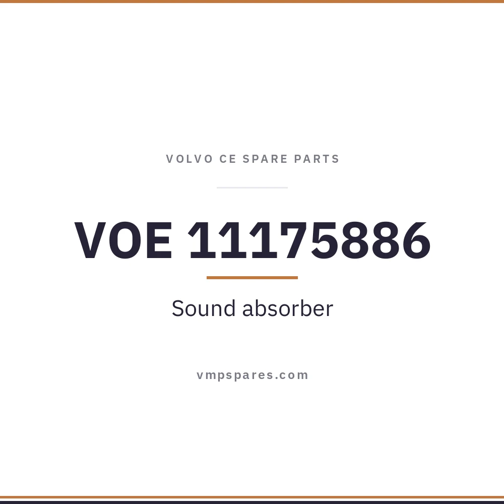 VOE 11175886 – Sound absorber