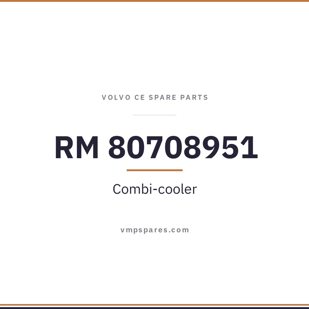 RM 80708951 – Combi-cooler