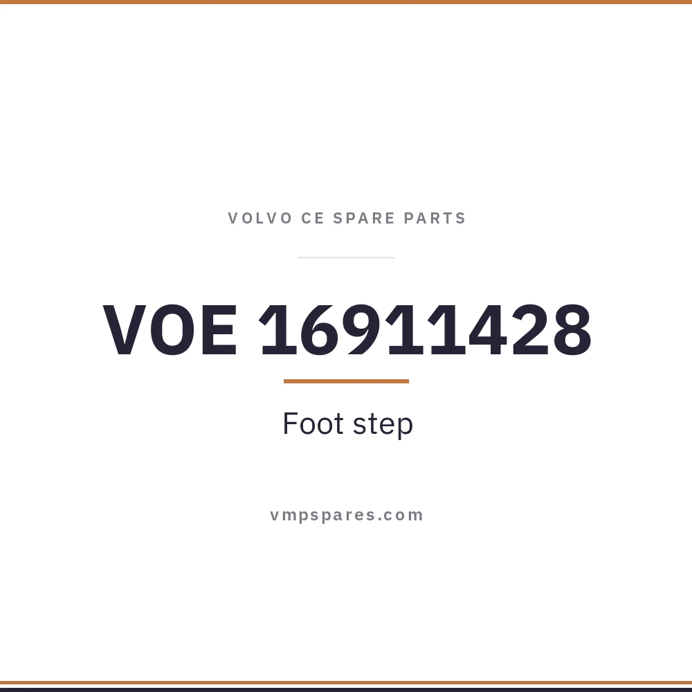 VOE 16911428 – Foot step
